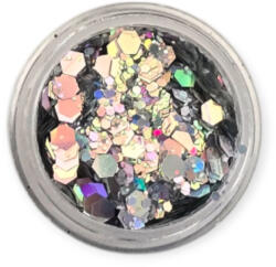 KiviArt Silver Magic Mixed Chunky csillám CM86