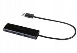 Tronic 23. Tronic Usb Hub, 4 Usb 3.0 porttal, fekete (4334036031773)