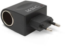 MNC Adapter átalakító szivargyújtó 12V/ 230V Hálózati szivargyújtó aljzattal 500mA AC/DC (3304)