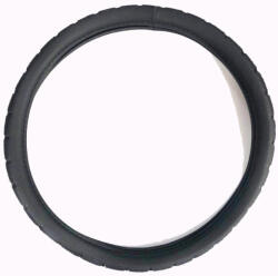 HD Műbőr kormányvédő fekete KV-HB23825/4-1bk (23825bk) - akcio-shop