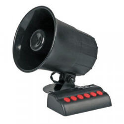 A-life 6 Szólamú Állathangos sziréna 12V - ló, kutya, tehén, kakas, bárány, macska (AS123910)