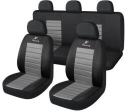 A-life Univerzális üléshuzat szett - szürke/fekete 9 részes (107685)