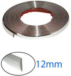 HD Dekorációs króm díszcsík 15m hosszú 12mm széles KCS-A-12 (2803) - akcio-shop