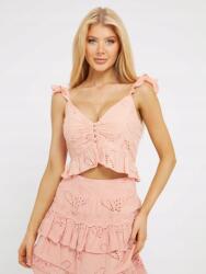 Guess Sárgabarack Hímzett Mintás Felső (xs) (594277)