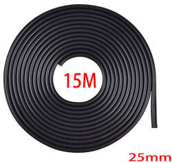 HD Fekete 15m hosszú 25mm széles díszcsík KCS-A-25BK (KCS-A-25BK)