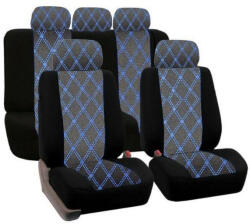 Akció-Shop. hu Prémium üléshuzat garnitúra univerzális kék háló (osztható) Trend (98767)