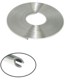 HD Ajtóvédő 15m hosszú 5mm széles króm díszcsík U profil (AS48809)