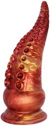 Passion Labs Dildo Fantasy No. 55 cu Ventuza, Silicon Lichid, Portocaliu, 21.5 cm, Passion Labs