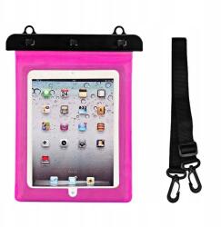 Hurtel Vízálló Pvc tablet tok állítható pánttal Outdoor rózsaszín (9145576276679)