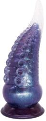 Passion Labs Dildo Fantasy No. 56 cu Ventuza, Silicon Lichid, Albastru, 21.5 cm, Passion Labs