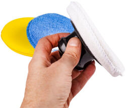 A-life Kézi polírozó korong szivacs készlet markolattal 3db-os (AS108505)