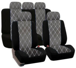 Akció-Shop. hu Prémium üléshuzat garnitúra univerzális szürke háló (osztható) Trend (98776)