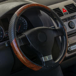 Autolife Kormányvédő - gumis faborítással 42cm 2031242 (2031242) - akcio-shop