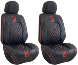 A-life Üléshuzat Bőrhatású PRÉMIUM univerzális üléshuzat 1-1 ülésre Piros csík (01822)