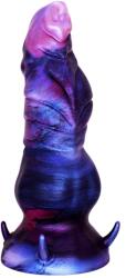 Passion Labs Dildo Fantasy No. 51 cu Ventuza, Silicon Lichid, Mov, 19.5 cm, Passion Labs