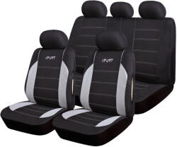 Bottari Univerzális autó üléshuzat Légzsákos osztott ülésre BLACK/GREY "MAIORCA" Bottari Italy (AS17096)