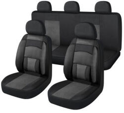 A-life Univerzális üléshuzat szett Légzsákos - fekete/fehér oldaltámaszos erős (107694)
