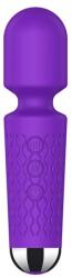 STD Vibrator Masaj Luna Small 20 Moduri Vibratii+8 Intensitati de Viteza, USB, Silicon, Mov, 15 cm Vibrator