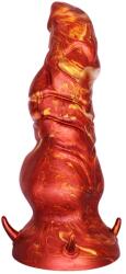Passion Labs Dildo Fantasy No. 52 cu Ventuza, Silicon Lichid, Rosu, 19.5 cm, Passion Labs