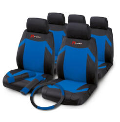 Bottari Üléshuzat, Kormányvédő, 2db. Biztonsági öv párna szett kék (51490-51491)
