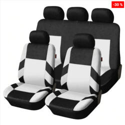 Akció-Shop. hu Univerzális prémium Sport üléshuzat (osztható) Lux - Fekete-Fehér (87251)