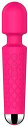 STD Vibrator Masaj Luna 20 Moduri Vibratii+8 Intensitati de Viteza, USB, Silicon, Roz, 20 cm Vibrator