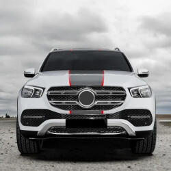 A-life Hűtőrács alu 100x33 grill háló, díszrács Fekete (75734)