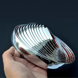 A-life-HD Díszcsík Króm-Profil dekor 15 méter/10mm KCS-A10 Öntapadós króm díszcsík (3875)