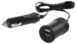 Autolife Szivargyújtó elosztó két részes aljzattal 12/24V (W14257)