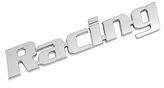 Carpoint Króm Autó Logó felirat Racing (13993)