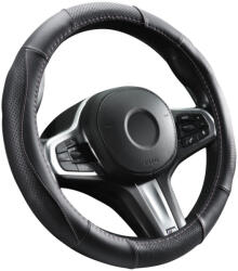 Autolife DW-5055P Valódi bőr kormányvédő szellőző lyukacsos Pink varrásos mintával (01990)