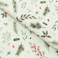 Goldea teflon szövet terítőknek - téli ágacskák 160 cm