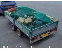 Bottari Csomag leszorító háló Kis teher, utánfutó rakományrögzítő háló 70x90cm (56HW017)