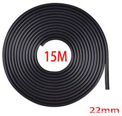 HD Fekete oldal dekorációs csík 15m / 10mm (21250)