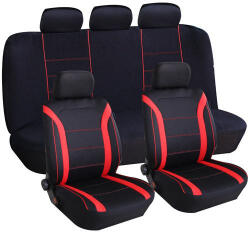 All Ride Autós üléshuzat univerzális szett - piros / fekete - 9 db-os - 60TY1787 (24618)