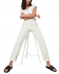 Asos Hosszú Nadrág Mom Jeans Bézs Női Egyenes 34 2AM