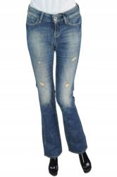 Guess Koptatott Kék Egyenes Szárú Farmernadrág (24) (97847)