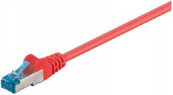 Goobay Patchcord Lan kábel Cat 6A S/ftp piros 1m (PATCH-C6AQ 1 RT)