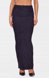 Prettylittlething Sötétkék Maxi Szoknya Öko Velúr Gumis Prettylittlething 38