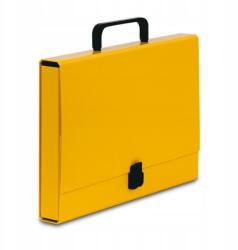 Pastello Aktatáska Fogantyúval A4 4cm Sárga Pastello (5902385951036)