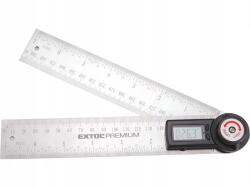 Extol Premium digitális szögmérő vonalzóval, 200 mm (8823510)