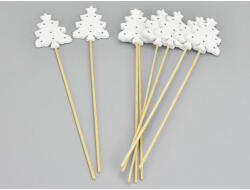 Fehér fa pálcás fenyő 8db/csomag - papelito