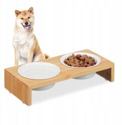 Relaxdays Két darabos kerámia tál szett Relaxdays fehér, barna (10046337)