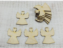 Natúr fa - Angyal 4x5cm 10db/csomag - papelito