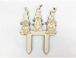  Natúr fa - Beszúrós manók 10cm - papelito