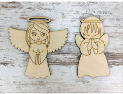  Natúr fa - Angyalkák 10cm 2db/csomag - papelito