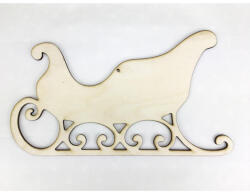  Natúr fa - Szánkó nagy 14x24cm - papelito