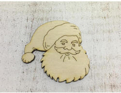  Natúr fa - Télapó fej 7cm - papelito