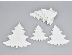 Fehér fa fodros fenyő vékony 6db/csomag - papelito