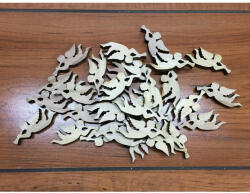  Natúr fa angyalkák 30db/csomag - papelito